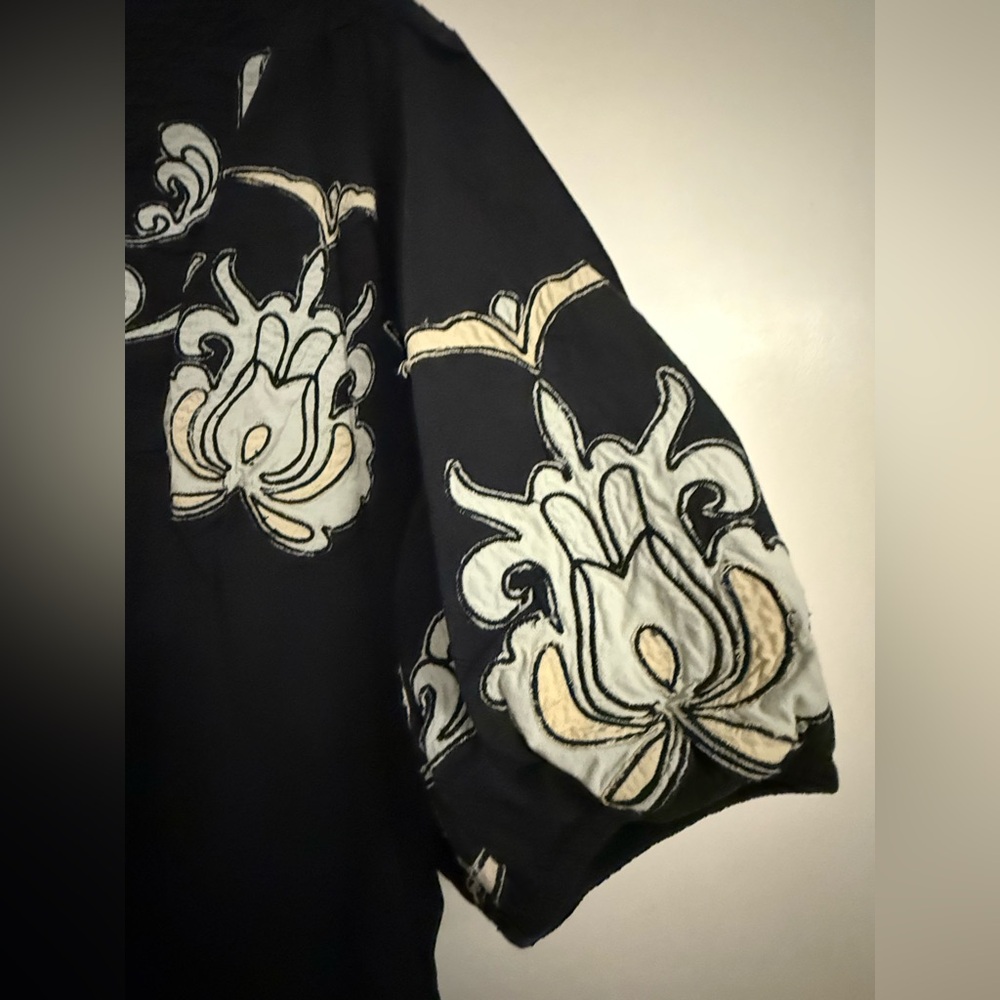 Anthropologie Embroidered Balloon-Sleeve Blouse Size L - Picture 3 of 14
